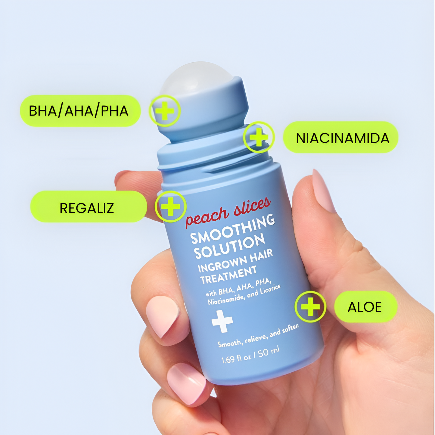Solución suavizante pelos encarnados